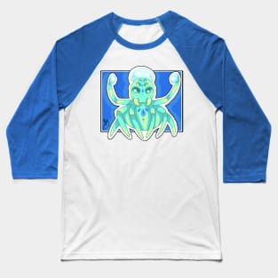 Blue Waterdrop Spider Baseball T-Shirt